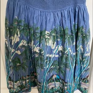 COPY - Anthropologie cotton knee length skirt